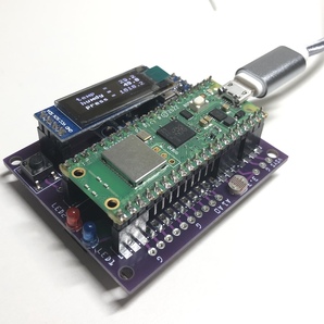 Raspberry Pi PicoWを使った環境測定基板(気温、湿度、気圧など)の画像2