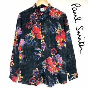 PS Paul Smith ポールスミス Winter Hawaiian プリントシャツ 花柄 ボタニカル柄 2022年モデル　L 