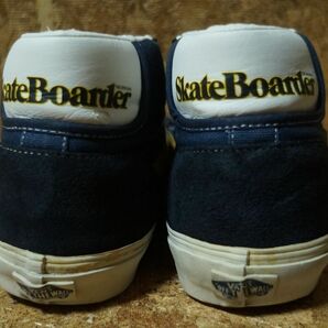 VANS×Skate Boarder MAGAZINE MID SCHOOL 77 US9.5 紺/黄 バンズ×スケートボーダーマガジン BEAMS ビームスの画像4