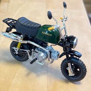 1/24スケール位？ ゴリラ HONDA ホンダGORILLA ミニカー オートバイ 原付き スクーター 原チャリMONKEY モンキー カスタムマフラー 改造