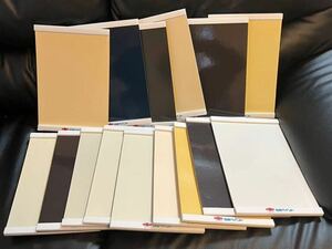 日本ペイント カラーサンプルの板 全15色 色見本 塗装　NIPPON PAINT basic&new ジオラマ素材に