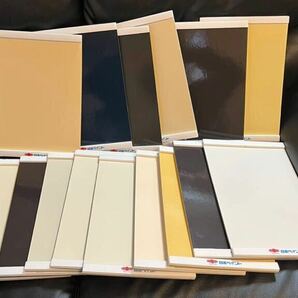 日本ペイント カラーサンプルの板 全15色 色見本 塗装 NIPPON PAINT basic&new ジオラマ素材にの画像1
