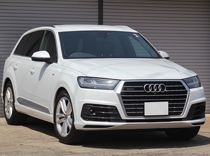 ★ H30/Audi Q7 2.0TFSI Quattro S Line Package/Pearl/Black Leather/Подлинная навигация/ТВ/360 ° камера/20 дюймов AW/7 -Seater/Car Inspection R7