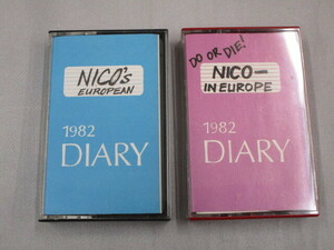 【CT】NICO / EUROPE DO OR DIE! 1982 DIARY カセットテープ2本