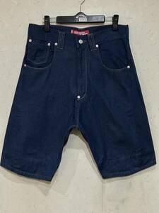 ※JUNYA WATANABE MAN COMME des GARCONS Levi's ジュンヤ ワタナベコムデギャルソンリーバイス WC-P926 ショートデニム日本製 XS BJBD.D