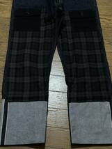 ※JUNYA WATANABE MAN COMME des GARCONS Levi's ジュンヤワタナベコムデギャルソンリーバイス WD-P205 再構築デニム 濃紺 日本製 S BJBD.D_画像5