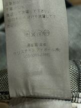 Dior homme ディオールオム 003D002A0814 ボタンフライ デニムパンツ 未裾直 日本製 濃紺 31 　　　　　　　　 BJBD.D_画像10