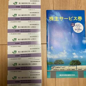 ★JR東日本株主優待券★7枚★2024年6月30日まで