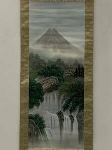Art hand Auction calligraphy painting collection [exquisite Japanese circulation hand-drawn silk cloth painting bone painting scroll character painting] hand-painted national painting Chinese antiques period objects ornaments prizes 3.21, artwork, painting, Ink painting
