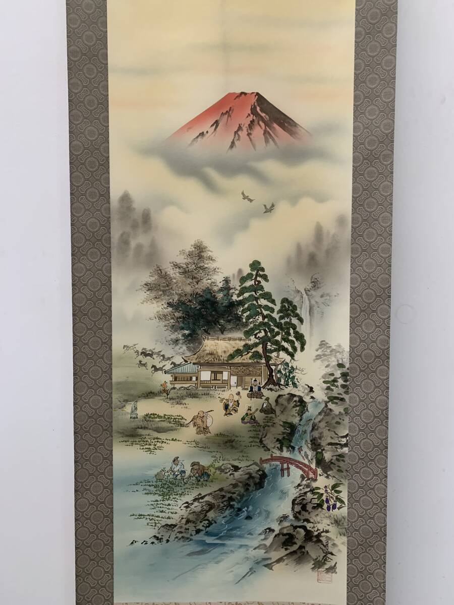 k Calligraphy and Painting Collection [Fine Japanese Circulation Handicraft Painting Ten Complete Drawings Box Painting] Hand-painted National Painting Chinese Antique Art Antique Figurine Prize 3.21, Artwork, Painting, Ink painting