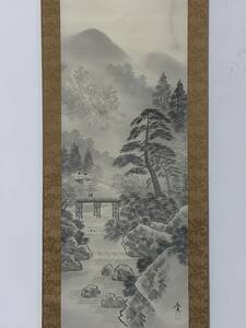 Art hand Auction Calligraphy and Painting Collection [Premium Japanese hand-painted silk cloth ink painting] Hand-painted national painting Chinese antique art Antique ornament Prize 3.21, Artwork, Painting, Ink painting