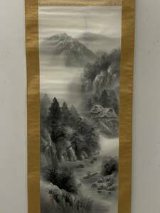 Art hand Auction k Calligraphy, Painting, Collection [Exquisite Japanese Circular Hand-drawn Silk Cloth Paintings, Bone Paintings, Scrolls, Landscapes] Hand-painted Japanese Paintings, Chinese Antiques, Period Items, Ornaments, Prizes 3.21, artwork, painting, Ink painting