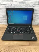 【中古動作品】Lenovo ノートパソコン 第5世代 Core-i3 Windows10 新品SSD256GB ThinkPad E450 レノボ_画像1