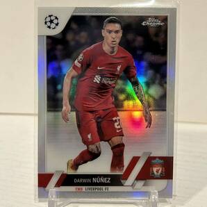 【2枚セット】Soccer 2022-23 Topps Chrome UEFA Darwin Nunez Reflector 他(Liverpool)の画像1