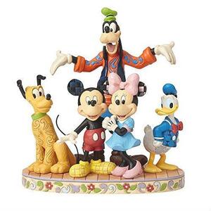 ◆送料無料 enesco 置物 ミッキー&フレンズ ファブファイブ W20.3×H27.5×D18cm Disney Traditions 4056752 ◆未開封品◆