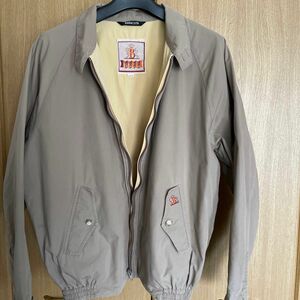 バラクータ　レア　ハリントンジャケット　40 M〜L ベージュ ジャケット スイングトップ BARACUTA