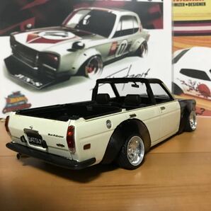 ● 1/18 カスタム ダットサン 〓 ブルーバード 510 ワゴン 〓 DATSUN ワゴンをトラック風にして見ました。の画像4