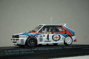 1/43 オリオール モンテ 優勝 hpi Lancia Delta HF Integrale #4 Auriol 1992 WRC Monte winner ランチア デルタ インテグラ―レ EVO