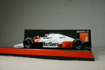 1/43 タバコデカール加工 プロスト 初チャンピオン MINICHAMPS McLaren MP4/2B TAG Porsche #2 Prost 1985 マクラーレン ポルシェ MP4 2B_画像3