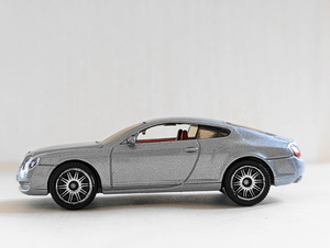 ●1/64 LOOSE●ベントレー コンチネンタル ＧＴ BENTLEY CONTINENTAL GT 銀●2007 MATCHBOX マッチボックス