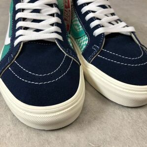 新品・BILLY'S限定●VANS●SK8-MID REISSUE スケート ミッド リイシュー DRESS BLUE SEA GREEN●バンズの画像6