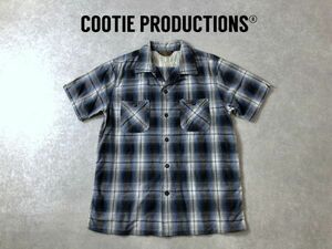 COOTIE PRODUCTIONS●オンブレチェック柄 オープンカラー S/S シャツ 半袖●ダブルタップス