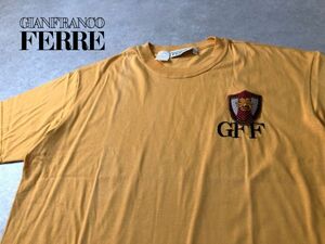 GIANFRANCO FERRE●ヴィンテージ イタリア製●GFFロゴワッペン Tシャツ●ジャンフランコフェレ