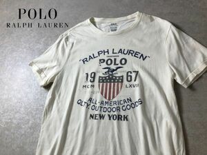 POLO RALPH LAUREN●ALL-AMERICAN エンブレムプリント Tシャツ●ポロ ラルフローレン