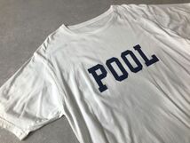 the POOL aoyama●オマージュロゴプリント Tシャツ トップス●プールアオヤマ●１_画像3