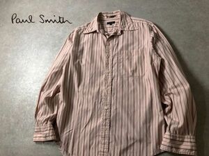 ポールスミス●春色ピンク●ストライプ シャツ●Paul Smith