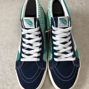 新品・BILLY'S限定●VANS●SK8-MID REISSUE スケート ミッド リイシュー DRESS BLUE SEA GREEN●バンズの画像5