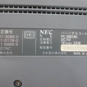 Ｌ29    ＮＥＣ 98note nc ＰＣ-9801nc パーソナルコンピューターの画像9