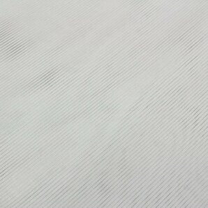 夏物【反物】駒絽 正絹長襦袢 無地 生成り ホワイトガード加工済 e-141の画像5