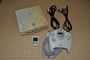 【動作OK】ドリームキャスト Dreamcast DC 本体 コントローラー ビジュアルメモリー セット