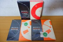 ふ3-044＜オープンリールテープ/未使用品＞SONY TAPE100/SUPER A 3点セット_画像1