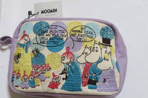 MOOMIN ムーミン リトルミイ ミムラねえさん ムーミンファミリー 刺繍 ポーチ