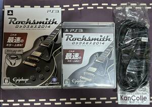 【現状品】PS3 Rock smith2014 ロックスミス2014 PlayStation3　リアルトーンケーブル同梱版