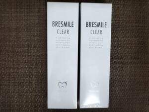 *BRESMILE CLEAR blur Smile clear * 60g× 2 ps new goods unopened whitening free shipping *