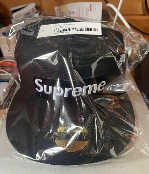 Supreme Box Logo Mesh Back New Era "Black" サイドパッチ