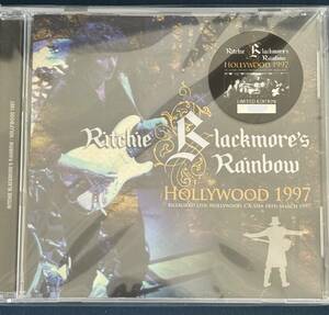 [ unopened ] Ritchie Blackmore's Rainbow HOLLYWOOD 1997 Rainbow the first times number ring sticker attaching Ritchie Blackmore