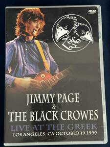 【DVD】 JIMMY PAGE & THE BLACK CROWES /LIVE AT THE GREEK rock 洋楽　