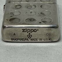 か045 Zippo Armor 08 ジッポー ジッポ アーマー ディンプル 両面加工 DIMPLE レギュラー_画像3