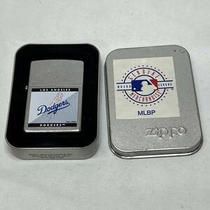 か046 未使用 Zippo Dodgers ドジャース メジャーリーグ MLBP ロサンゼルス ジッポー ジッポ