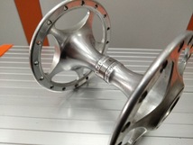 campagnolo c record pista track hub Sheriff Star 32H front カンパニョーロCレコード　シェルフスター　ピストハブ　フロント　ジャンク_画像6