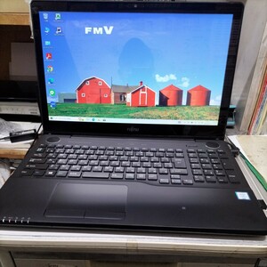 富士通 LIFEBOOK AH77/Y Core i7-6700HQ Windows10 メモリ8GB 1TBHDD WEBカメラ タッチパネルBDドライブ