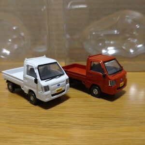 廃盤 SUBARU SAMBAR 青島 aoshima 塗装 スバル サンバー コレクション 軽トラ ミニカー 置物 飾り minicar truck car collection toy 