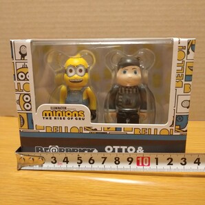 minions minion ミニオン ミニオンズ ベアブリック BE@RBRICK TOY フィギュア マスコット 映画 コレクション メディコムトイ 置物 飾り ②の画像6