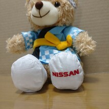 NISSAN teddy bear ティディベア ティディ ベア ぬいぐるみ くま マスコット 日産 グッズ コレクション 祭り 限定 limited collection_画像3