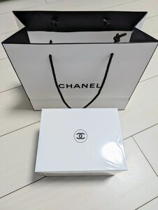 ショップバッグ付 CHANEL LE COTON シャネル レ コットン 100枚 BOX ココマーク ロゴ オーガニック綿