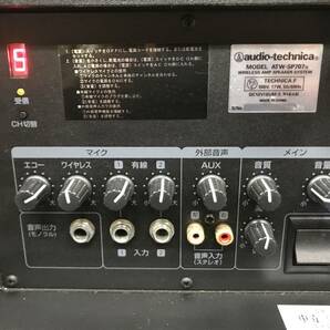 232☆audio-technica ATW-SP707a オーディオテクニカ ワイヤレスアンプスピーカー 簡単な音出し確認済みの画像6